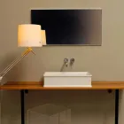 Umývadlo na desku s neoklasickým keramickým designem vyrobené v Itálii Debora Viadurini