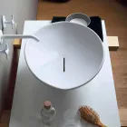 Moderní keramické umyvadlo vyrobené v Itálii Viadurini