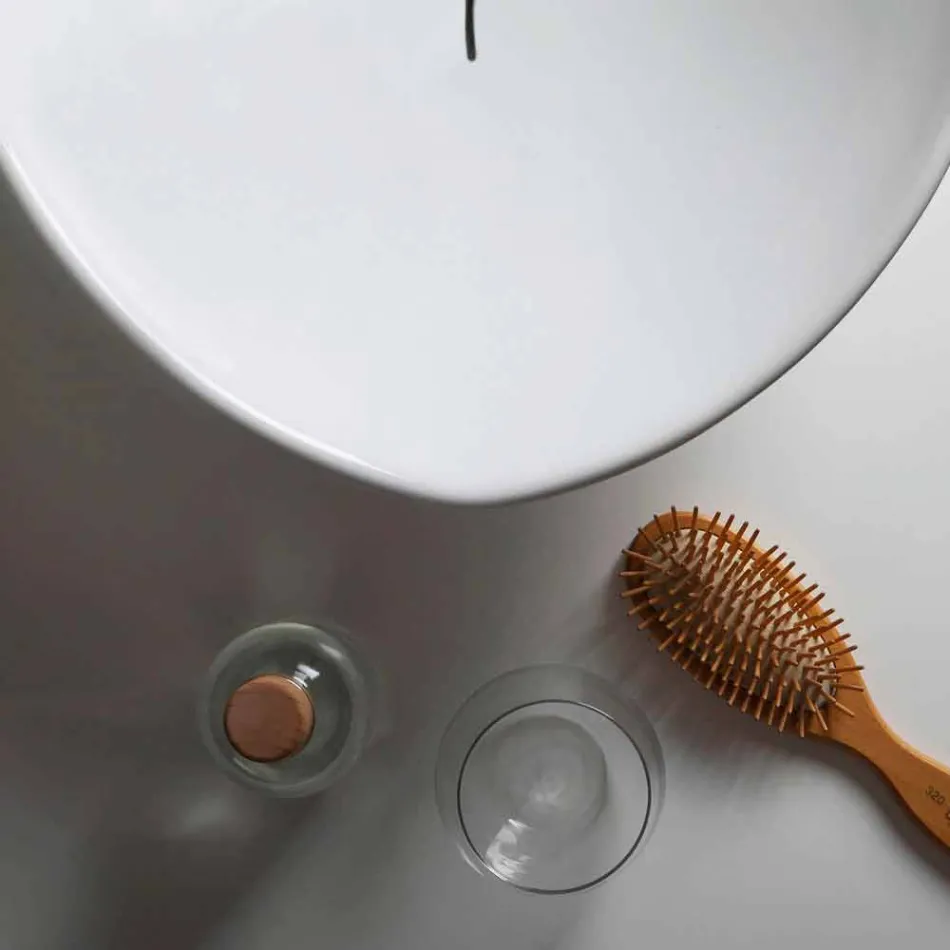 Moderní keramické umyvadlo vyrobené v Itálii Viadurini