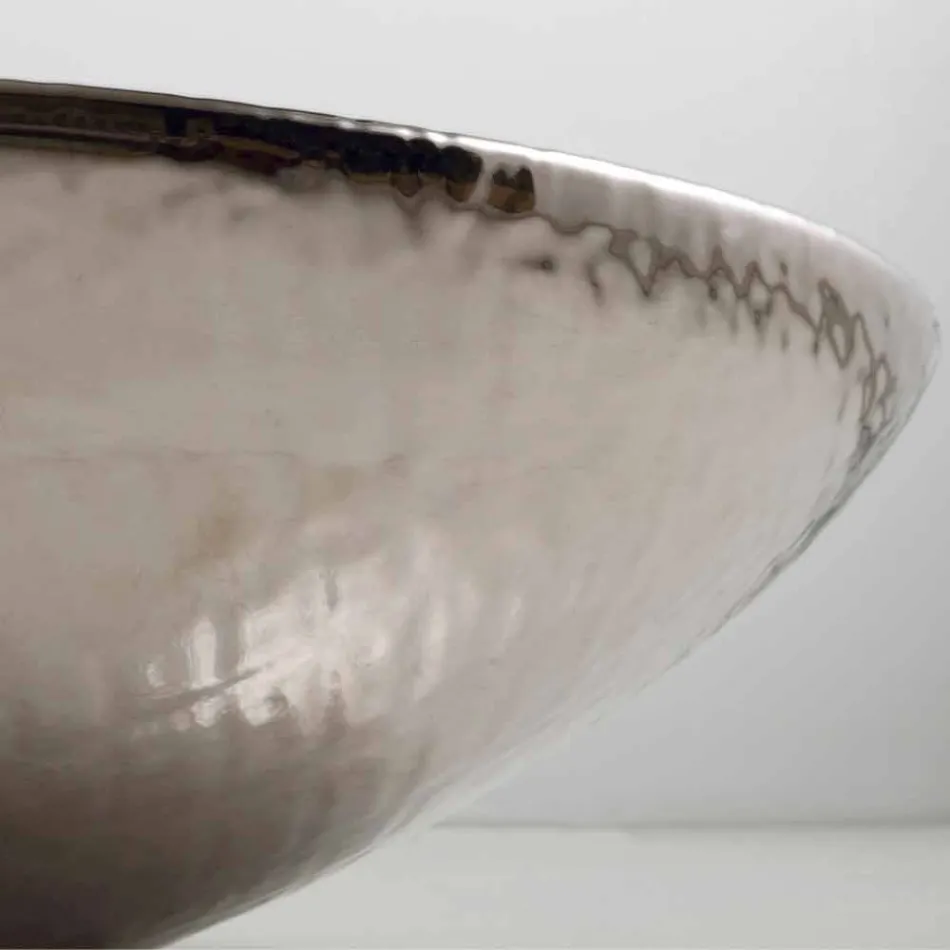 Design keramické umyvadlo stříbro vyrobené v Itálii Lesklý Viadurini