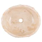 Designové umyvadlo na desku ručně vyrobené z mramoru erosi, Busseto Viadurini