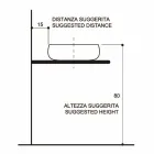 Zlaté umyvadlo raku design vyrobené v Itálii, Ramon Viadurini