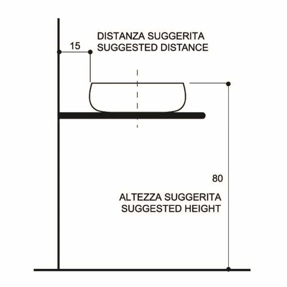 Zlaté umyvadlo raku design vyrobené v Itálii, Ramon Viadurini