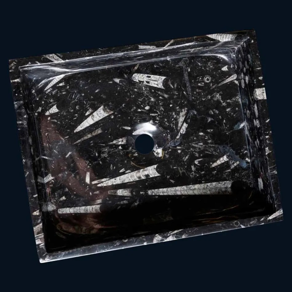 Umyvadlo designu podporující mramor Ozzy, z jednoho kusu Viadurini