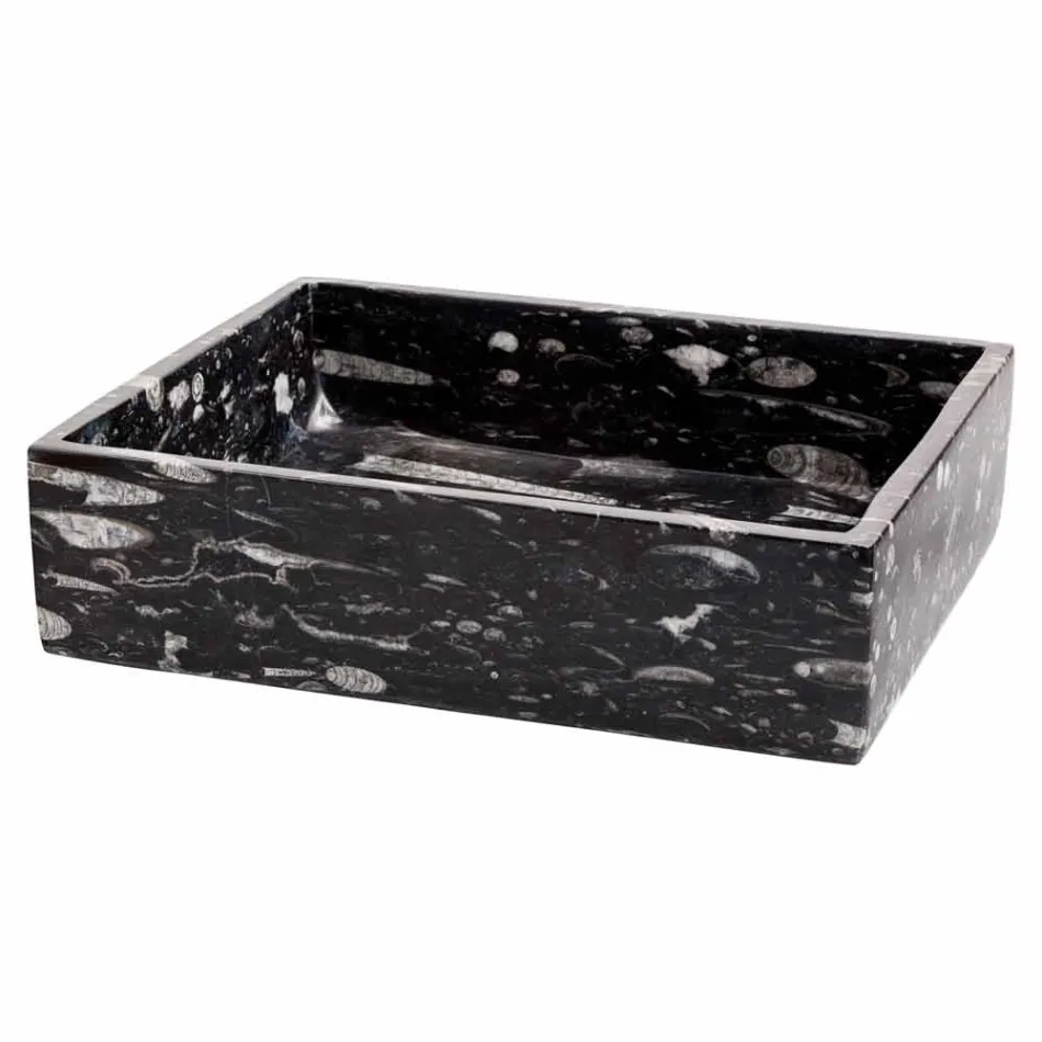 Umyvadlo designu podporující mramor Ozzy, z jednoho kusu Viadurini