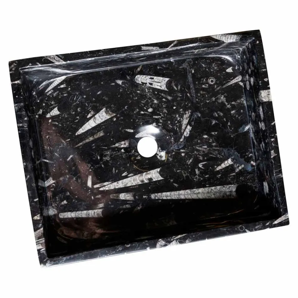 Umyvadlo designu podporující mramor Ozzy, z jednoho kusu Viadurini