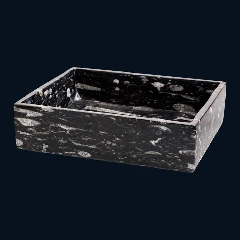 Umyvadlo designu podporující mramor Ozzy, z jednoho kusu Viadurini