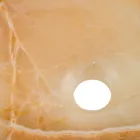 Designové umyvadlo na desku z kamene Lana onyx, ruční práce Viadurini