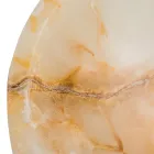 Designové umyvadlo na desku z kamene Lana onyx, ruční práce Viadurini