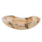 Designové umyvadlo na desku z kamene Lana onyx, ruční práce Viadurini