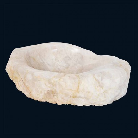 Umyvadlo křemen konstrukce podpora Iva, ruční Viadurini