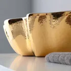 Moderní keramické umyvadlo vyrobené v Itálii Cube Viadurini