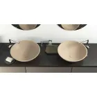 Moderní kruhové volně stojící umyvadlo vyrobené v Itálii, Donnas Viadurini