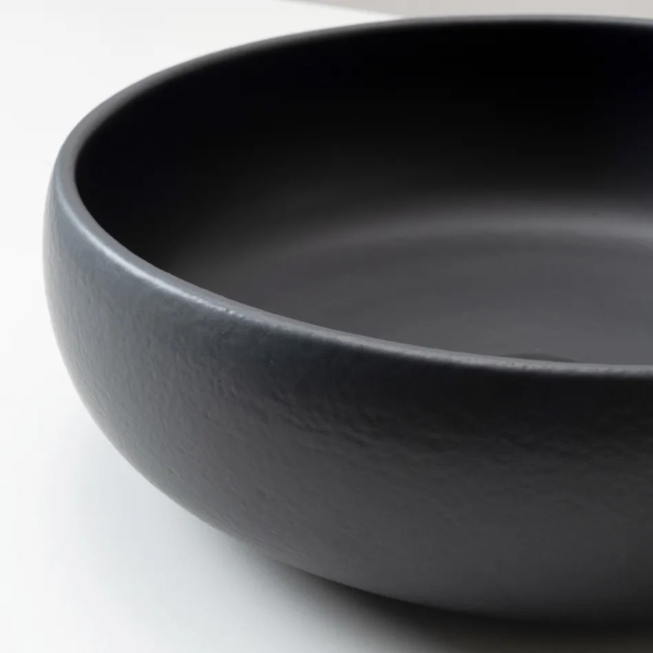 Deska z hliněného dřezu Raku s metalickým leskem Craquelé - Prisma Viadurini