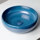 Deska z hliněného dřezu Raku s metalickým leskem Craquelé - Prisma Viadurini