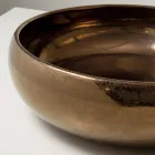 Ručně soustružený kovový dřez z hlíny raku na pracovní desku - Prisma Viadurini