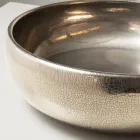 Ručně soustružený kovový dřez z hlíny raku na pracovní desku - Prisma Viadurini