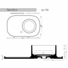 Dřez z keramického moderní navržen Marta Viadurini