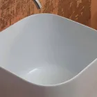 Umyvadlo v moderním designu keramických hvězda náměstí 40x40 cm Viadurini