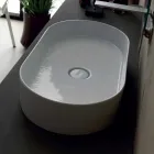 Umyvadlo v moderním designu keramických Slunce také Itálie 65x35 cm Viadurini