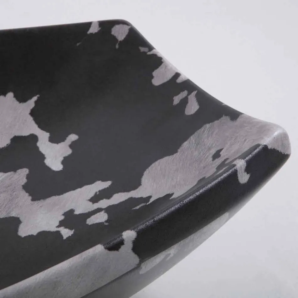 Umývadlo na desku v bodové keramické konstrukci vyrobené v Itálii Laura Viadurini