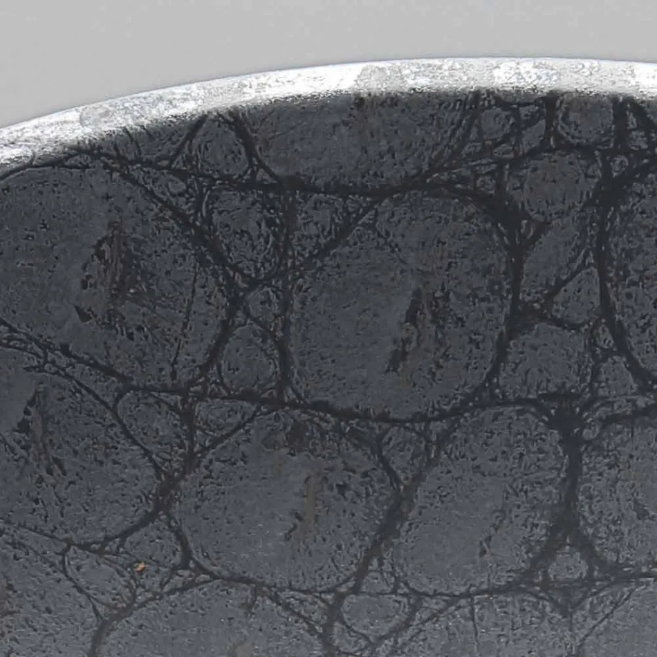 Umývadlo na desku v šedé kokosové tištěné keramice vyrobené v Itálii Lesklý Viadurini