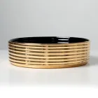 Umyvadlo na desku z vlnitého porcelánového kameniva vyrobeného v Itálii - Vibrazione Viadurini