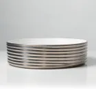 Umyvadlo na desku z vlnitého porcelánového kameniva vyrobeného v Itálii - Vibrazione Viadurini