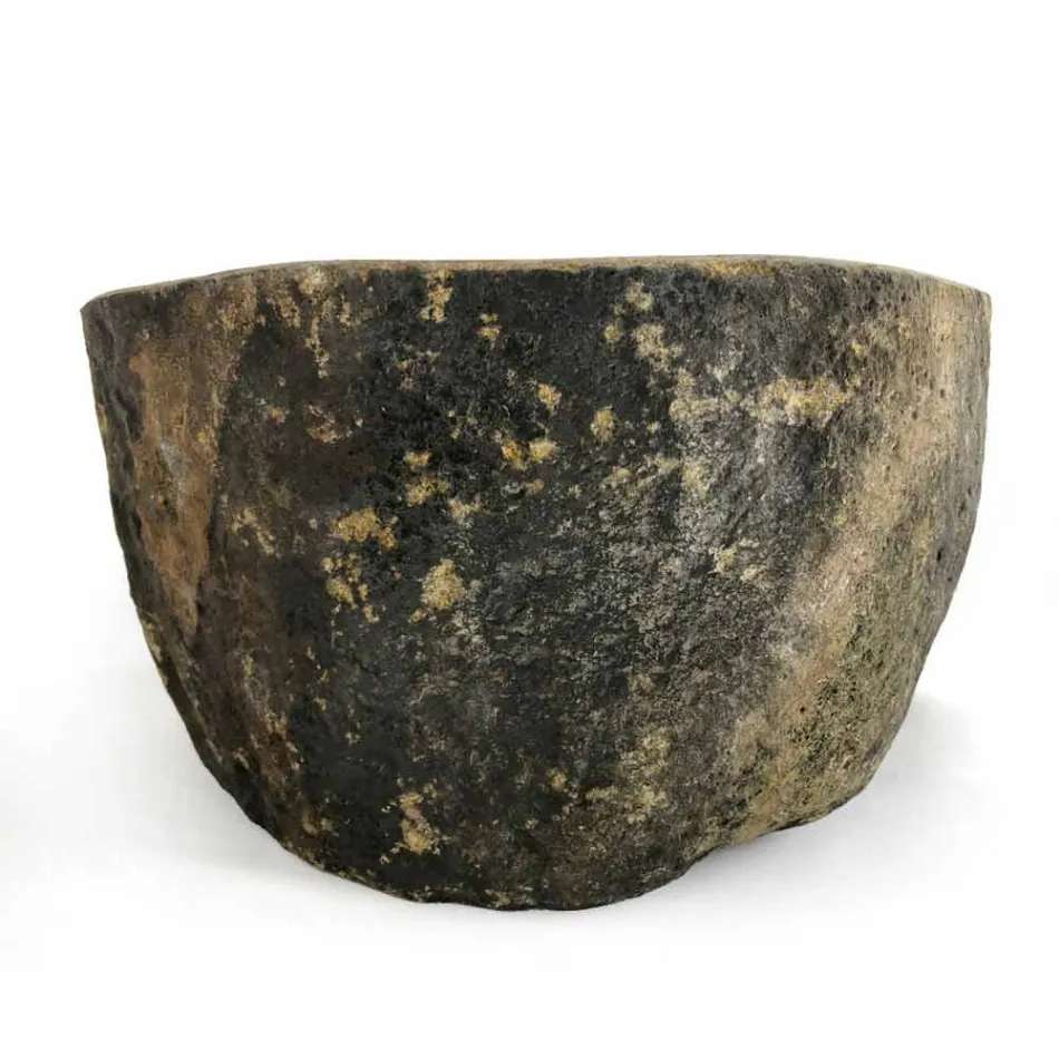 Umyvadlo na desku z přírodního říčního kamene Agra Viadurini