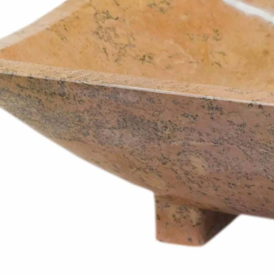 Iria umyvadlo z přírodního kamene, 50x30x16 cm Viadurini