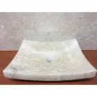 Onyx umyvadlo z přírodního kamene Láska, jedinečný kus Viadurini