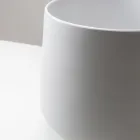 Ručně soustružené porcelánové umyvadlo na desku - Nomad Viadurini