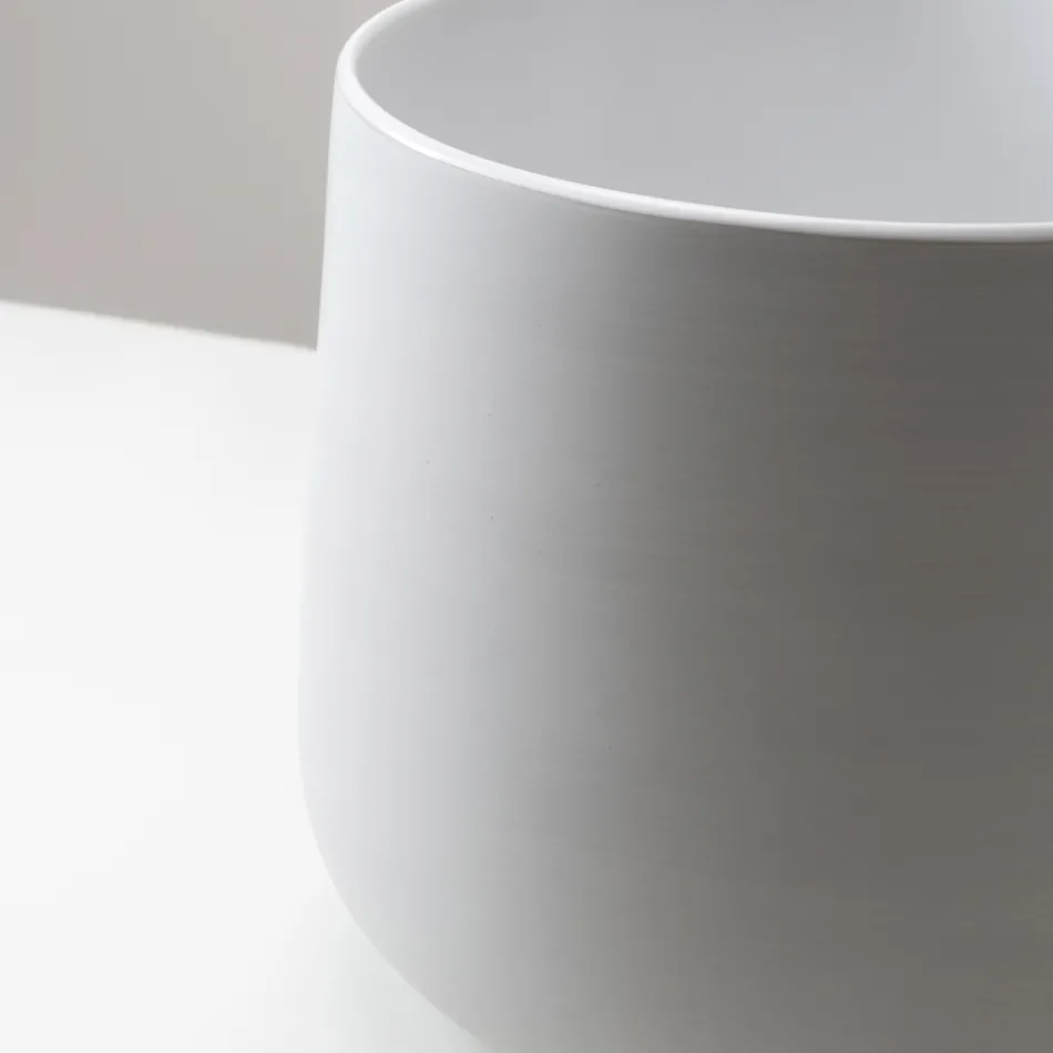 Ručně soustružené porcelánové umyvadlo na desku - Nomad Viadurini