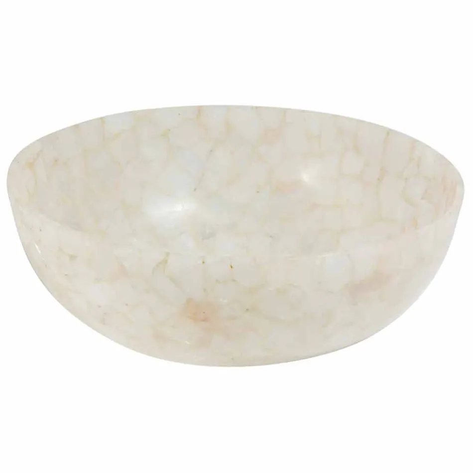 Umyvadlo v Tala krystalu křemene, z jednoho kusu ruční Viadurini