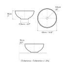 Ručně soustružený kuchyňský dřez Raku vyrobený v Itálii - Magma Viadurini
