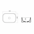 L35 cm Vyrobeno v Itálii Keramické umyvadlo Leivi Viadurini