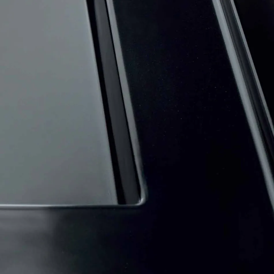 Podpora umyvadlo moderní černé keramické Icon Alice Keramika Viadurini