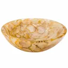 Pultová podpora moderní umělé pryskyřice a achát kámen Petra Viadurini