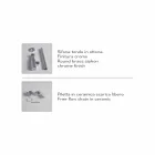 Obdélníkový keramický pultový umyvadlo vyrobené v Itálii - zákon Viadurini