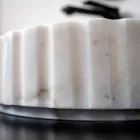 Oválné zápustné umyvadlo do koupelny z bílého mramoru - Cunzite Viadurini