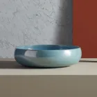 Koupelnové umyvadlo na desku vyrobené ze šamotové hlíny Made in Italy - Tallone Viadurini