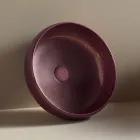 Koupelnové umyvadlo na desku vyrobené ze šamotové hlíny Made in Italy - Tallone Viadurini