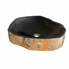 Umyvadlo Podpora Piece v čedičová Hassan Viadurini