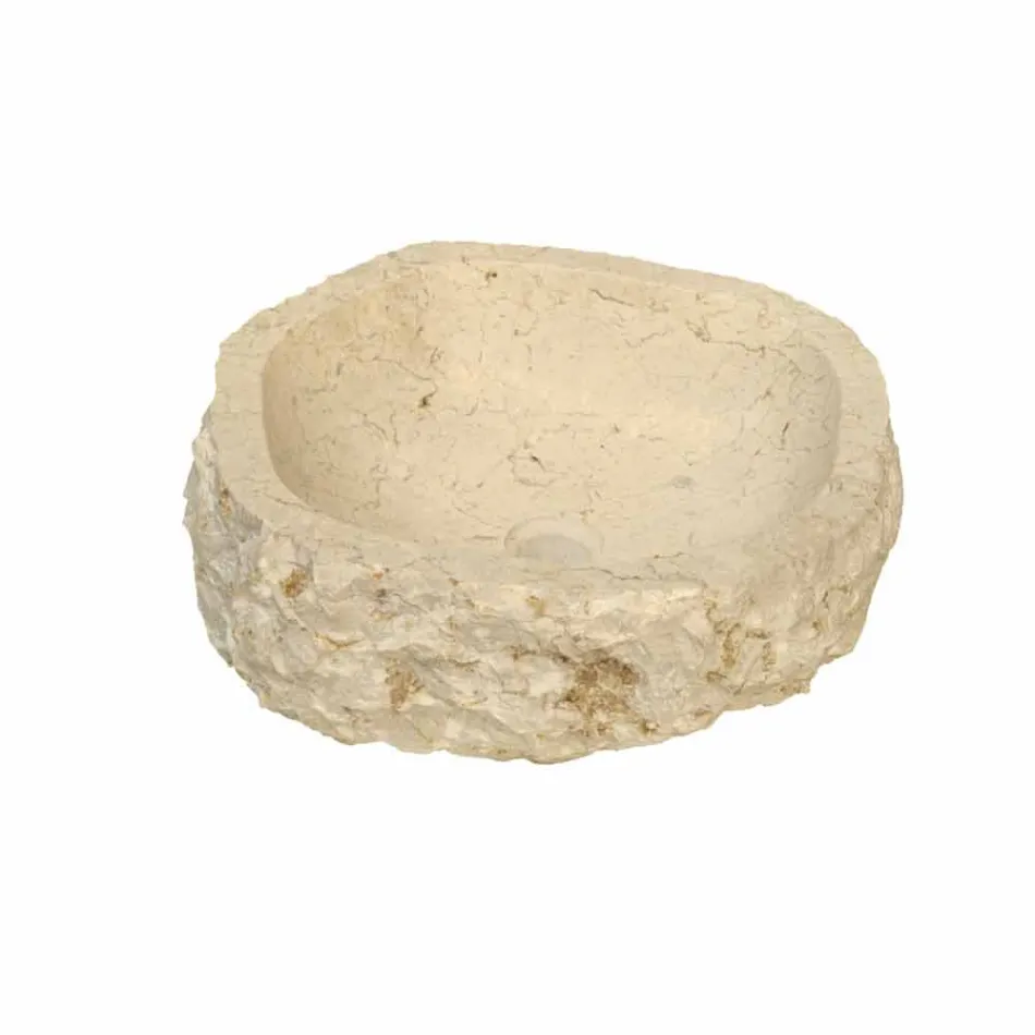 Umyvadlo Podpora Piece Marble Beige Mumbai Viadurini