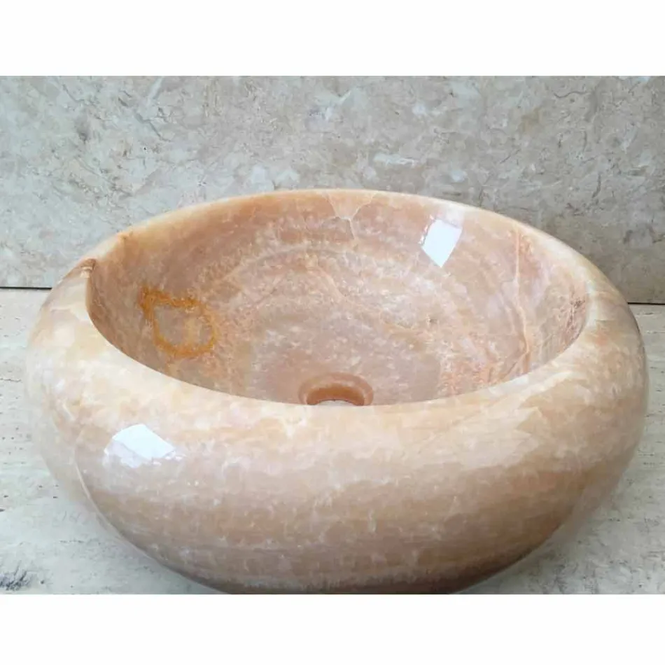 Arlie jednopodlažní umyvadlo na ocelovém stole, ručně vyráběné Viadurini