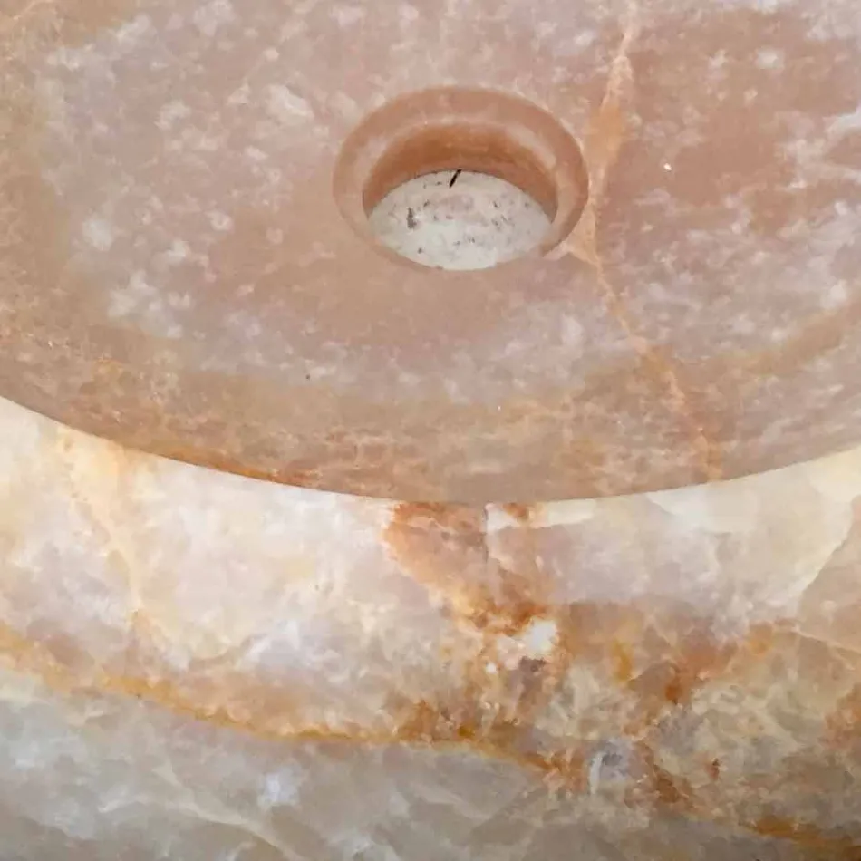 Arlie jednopodlažní umyvadlo na ocelovém stole, ručně vyráběné Viadurini