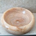 Jednoduché umývadlo v Arlie onyxovém kameni, ručně vyrobené