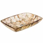 Umyvadlo jediný kus umělé pryskyřice Inez, ruční Viadurini