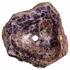 Umývadlo na desku stolu ručně vyráběné v ametystovém kameni, Vidor Viadurini