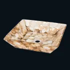 Pultová Design square podpora Akira, umělé pryskyřice Viadurini